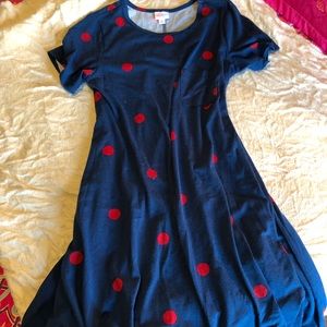 Cerulean Blue Lularoe Carly Dress